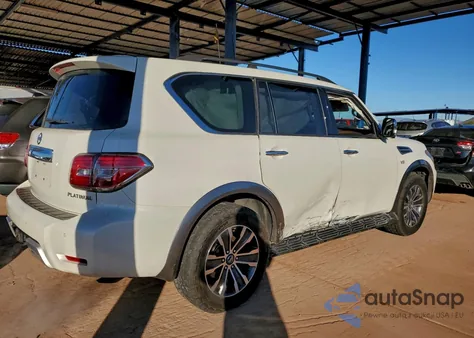 2017 Nissan Armada Sv из США, поврежденный, VIN JN8AY2NC7H9500261